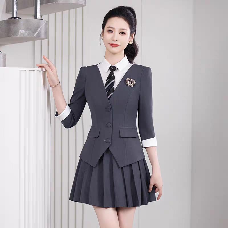 公主工作服夜总会酒吧包厢夜场足浴服务员工装制服秋冬新款