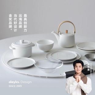 olayks立时暖菜板硅胶折叠式热菜保温板家用多功能饭菜加热神器