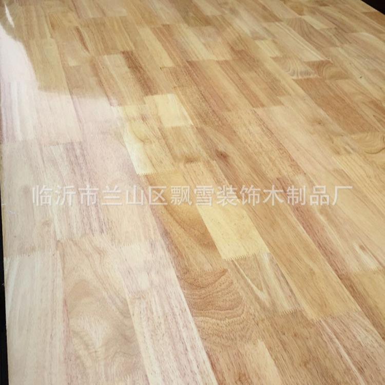 12上m橡胶木UV漆集成材XUQ免漆m实板家具板插接板家装板木集成材