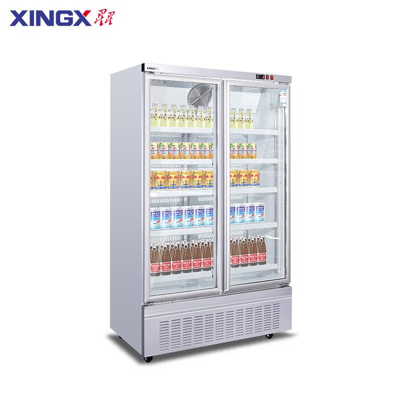 星星IVGC-2D-6921WD超市饮料啤酒冷柜风冷冷藏大容量商用展示柜