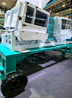 ACM-80C30粮稻谷库清粮筛-谷糙筛分离吨-80C机大型米厂2535吨PLC