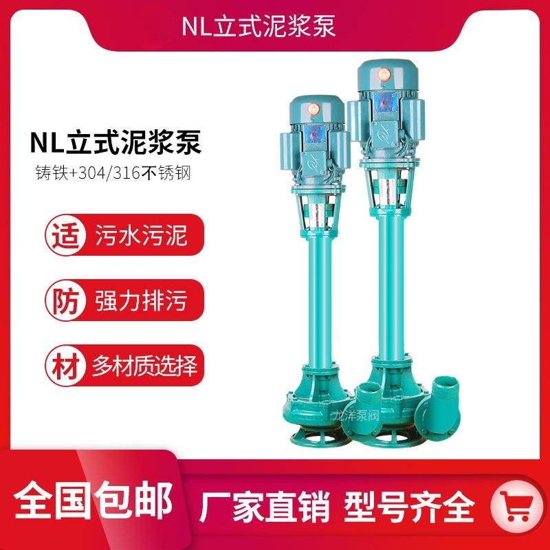 N系列污水立式泥泵污水污泥排污铸铁浆不锈L钢CTF多材质选择