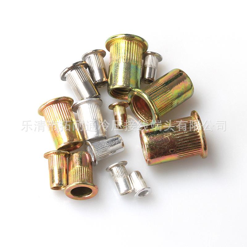 1p200cs铆螺母套铆装M3~M2拉帽平头柱纹铆螺母1拉螺89502母厂家直