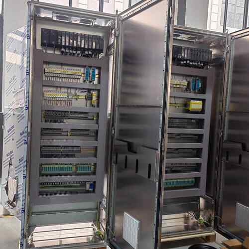 编艾默生PL控C制系统PLC柜型程调试室内柜电气CCY成套不锈钢材柜