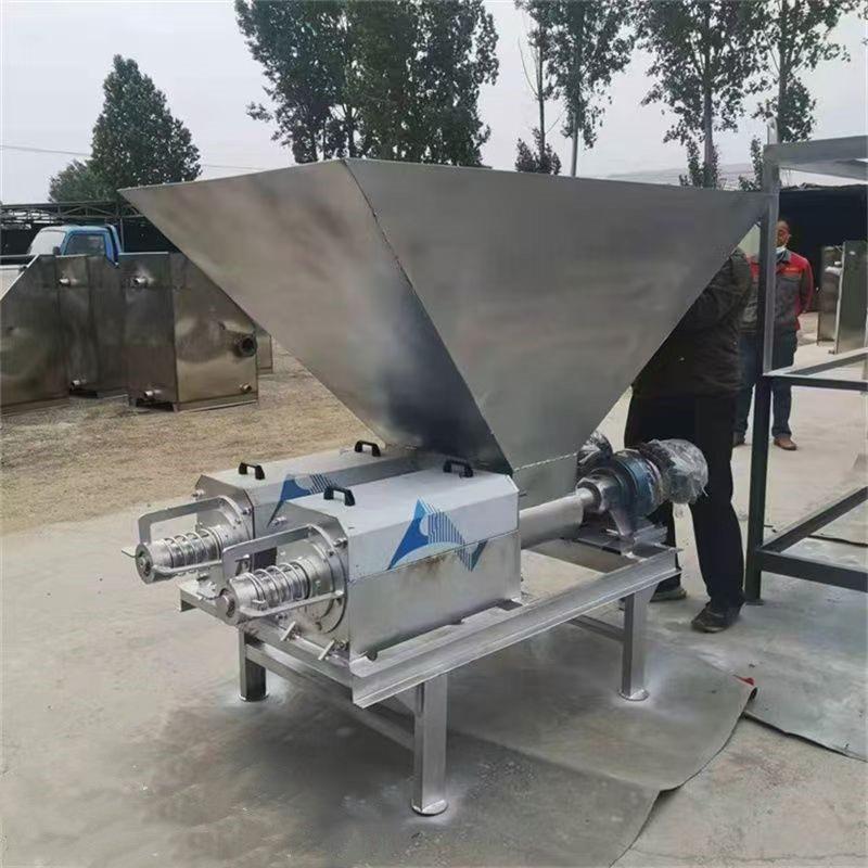 厂家优惠滚筒筛脱水机 鸡猪牛粪便干湿分离机 400型固液分离机
