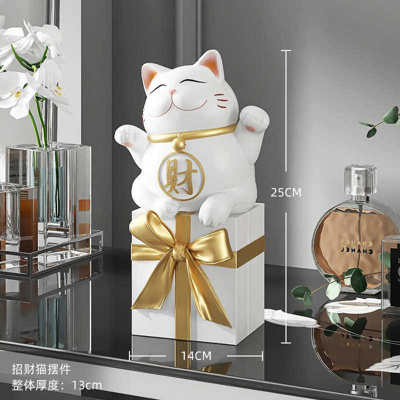 招财猫客厅摆件玄关电视柜桌面办公室装饰品乔迁礼品店铺开业前台,特色手工艺,其他特色工艺品,淘宝优惠券,粉丝福利购,淘宝优惠卷