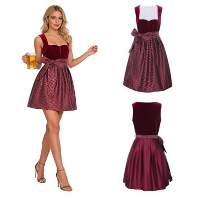 Dress up for the German Oktoberfest with a split size