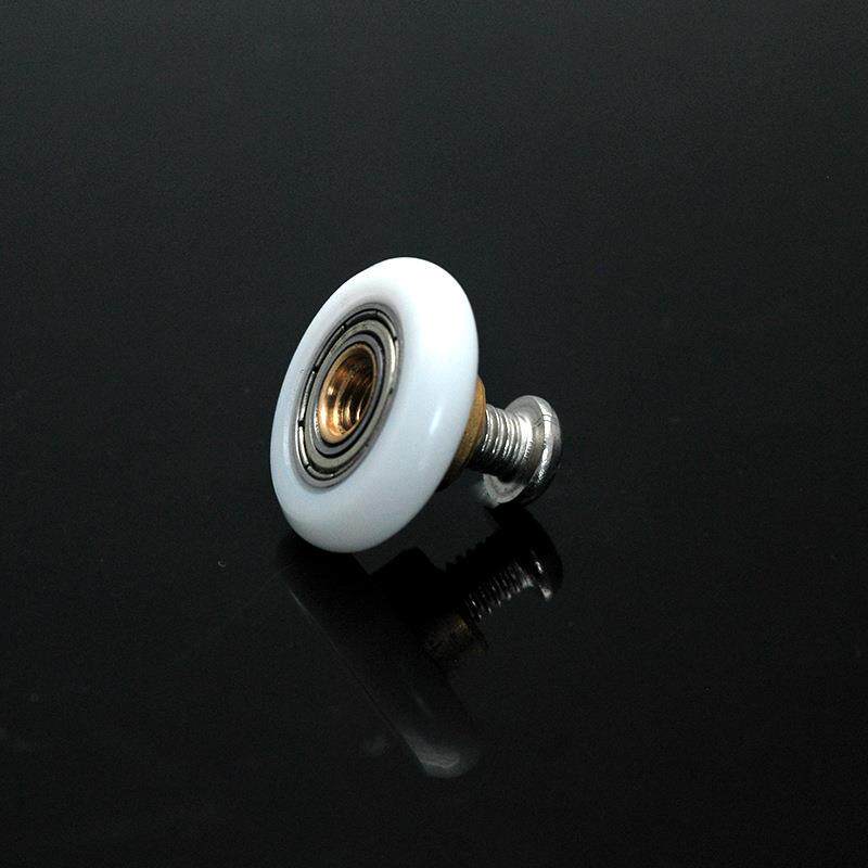 新款直销ft老式淋浴房滑轮大扁轮圆弧推拉门挂轮卫生间浴室玻璃移