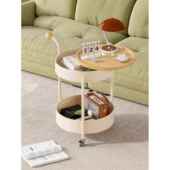 可移动小推车置物架家用客厅边几2025新款 小茶几万向轮沙发侧边柜