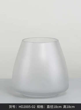 装饰品装样板间 彩色软花瓶水果盘家居磨砂玻璃简约 现代批发客厅