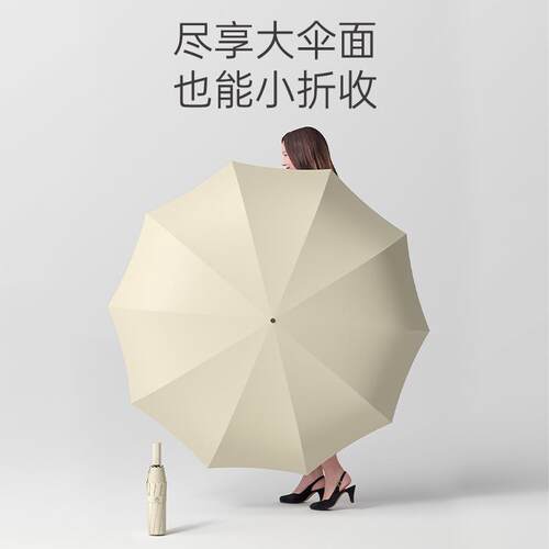 雨伞全动载反向伞晴雨两用车男士商务双人加ZD132大伞面晴风雨自