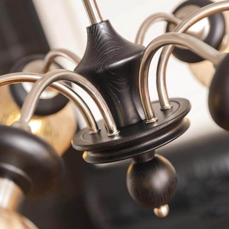 2025新中古风款客漫厅灯美法式复古铃363兰花朵灯式餐厅浪主卧室