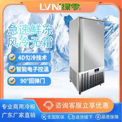 赛零斯商用速冻柜急冻冰箱零下-40/80°度插盘冷冻柜海鲜速冻机