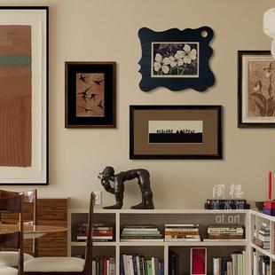 山本昌南中古风艺术组合装饰画客厅沙发背景边柜书房日式民宿挂画