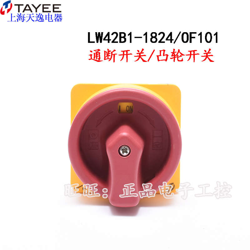上海天逸两相电源开关LW42B1-1824/OF101隔离凸轮通断开关2P/10A