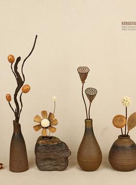 摆件客厅家居饰品置物架多宝阁展示柜新中式装饰品桌面摆设小花瓶