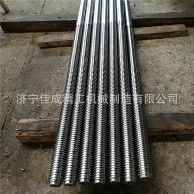 厂家加工梯形丝杆T20T30T40T50T60T300机床正反牙调节丝杠