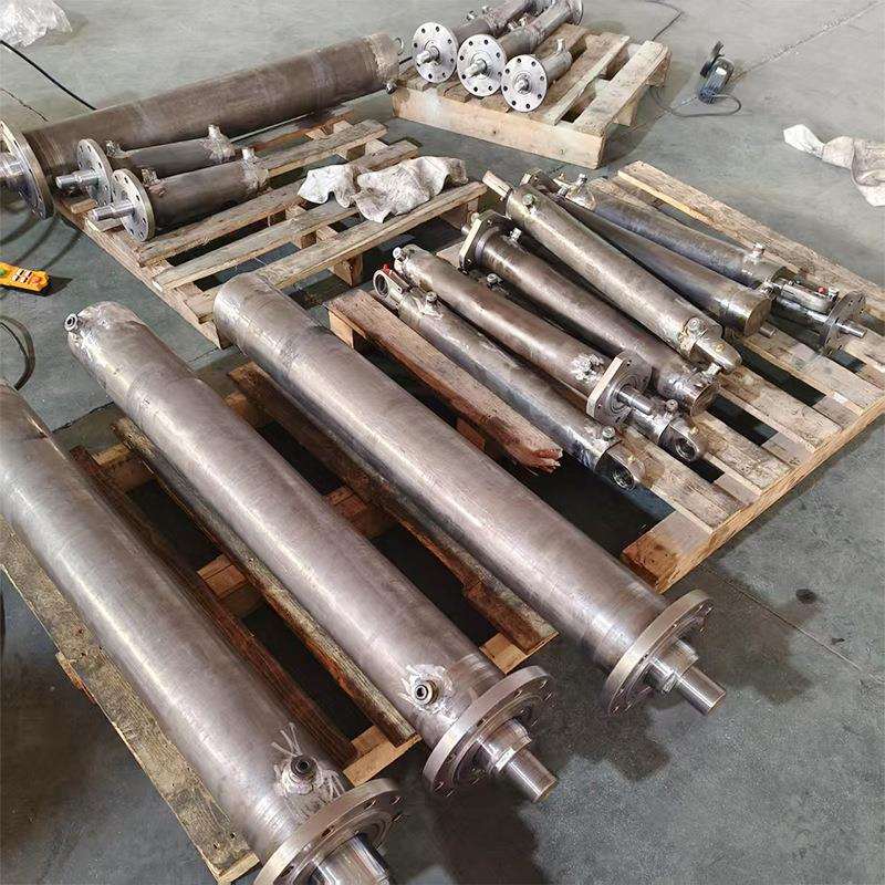 前法兰式液压油缸工程油缸液压系统车辆单向双向轻重型拉杆油缸