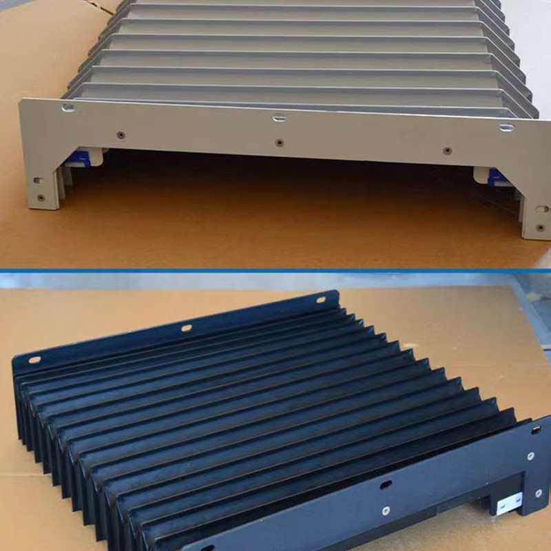 帘式防尘防护罩升降机机床一雕刻风琴机字型防护防护罩风琴铠甲罩