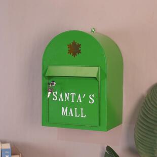 班级心语心理信箱盒挂墙上室外创意悄悄话户外复古墙上铁艺信报箱