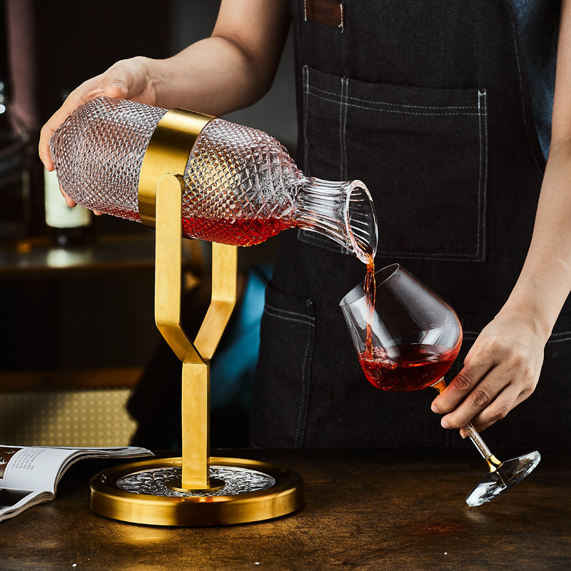 摇摇红酒醒酒器高档酒高颜轻奢快速醒值网红款葡萄红酒杯家用套装,餐饮具,醒酒器,淘宝优惠券,粉丝福利购,淘宝优惠卷