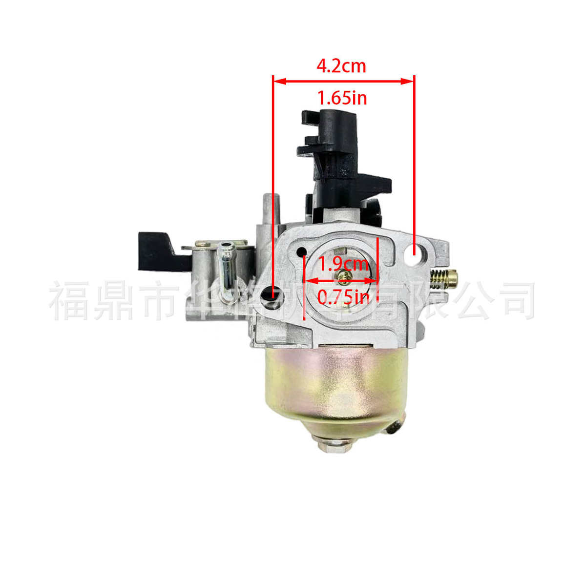 化油器168F 170F GX160 GX200 GX168 2-3KW 微耕机水泵汽油机配件