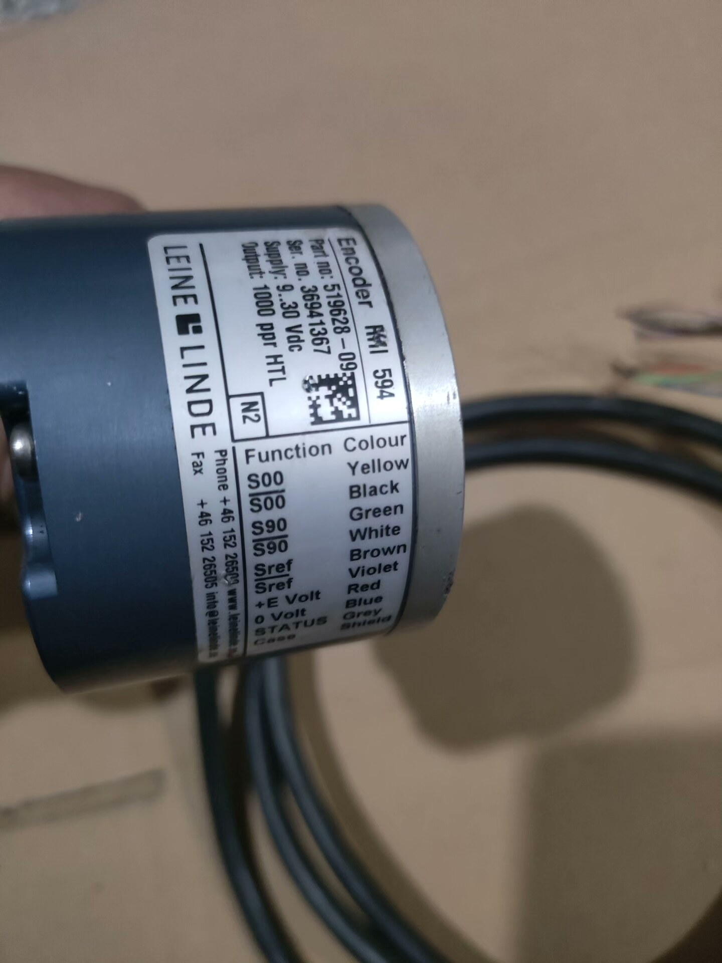 莱纳林德LEINE 编码器RHI 594   519628-