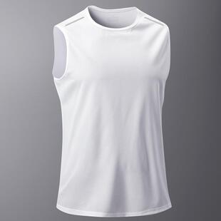 clothes men vest shirt sports silk fitness ice