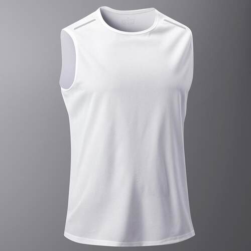 Set of 5 men’s sleeveless tank tops with a casual crew neck