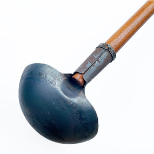 加厚大铁勺铁瓢长柄添料勺养殖用铁舀子掏粪勺工业舀水舀混凝土勺