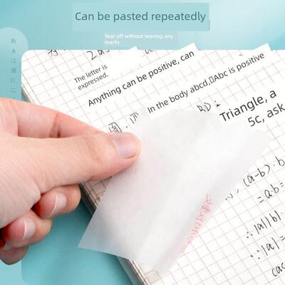 Transparent Sticky Notes with Scrapes Stickers Paper Clear s