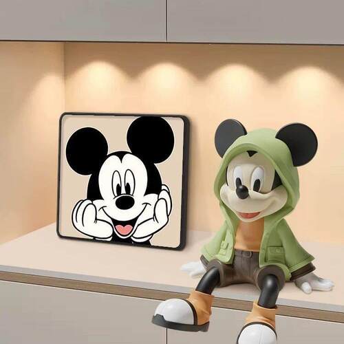 diy桌面摆件26cm高坐姿美奇办公室房间玄关酒柜潮玩摆件