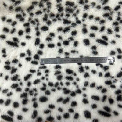 40毛金托卡豹点 豹纹 托卡狐狸毛印花 箱包鞋材服装毛绒面料