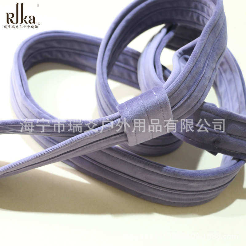 Кольцо йога  杂技道具专用皮条皮吊aerial straps高空中吊绳皮带子双人loop