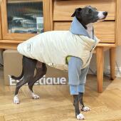 灵缇犬冬季 绗棉马甲双层绗棉厚实保暖性强灵缇惠比特衣服AI 厚款