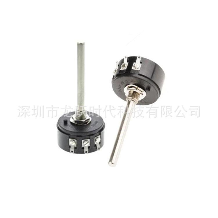RS PRO导电塑料电位器CLR4000-500欧6.35MM面板安装功率1.5W长轴
