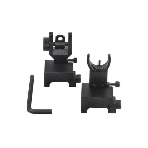 金属机械瞄套装 折叠机瞄前后照门 准星折叠机瞄 Iron Sight