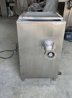 130冻肉绞肉机多功能大型商用不锈钢大功率可拆卸自动打肉机立式