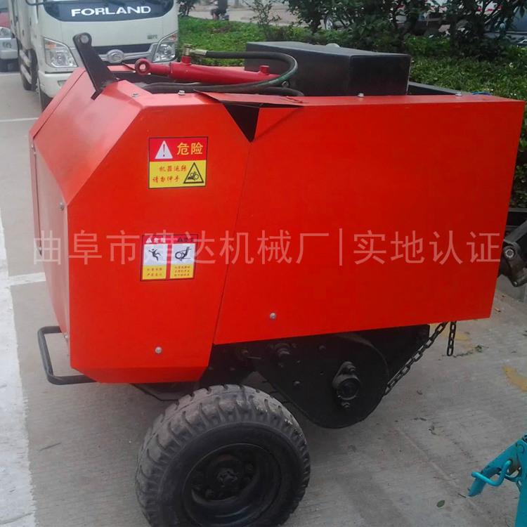 建达牌大型秸秆打捆机拖拉机悬挂 玉米秸秆打捆机 青贮机