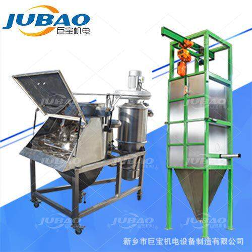 巨宝粉体吨袋拆包投料机 大袋自动计量卸料设备 不锈钢吨包投料站