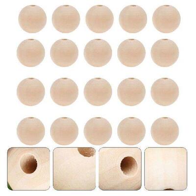 50 Pcs Wooden Beads Log Dispersion Home Decor