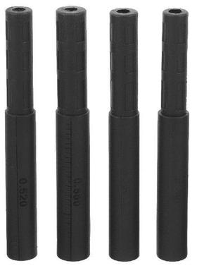 4pcs Golf Club Extension Rods Carbon Fiber Shaft Extenders