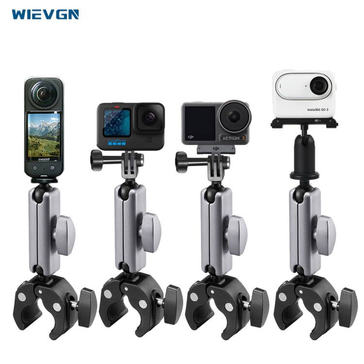 适用360全景运动相机360x4自行车摩托车支架insta go3车把固定ins