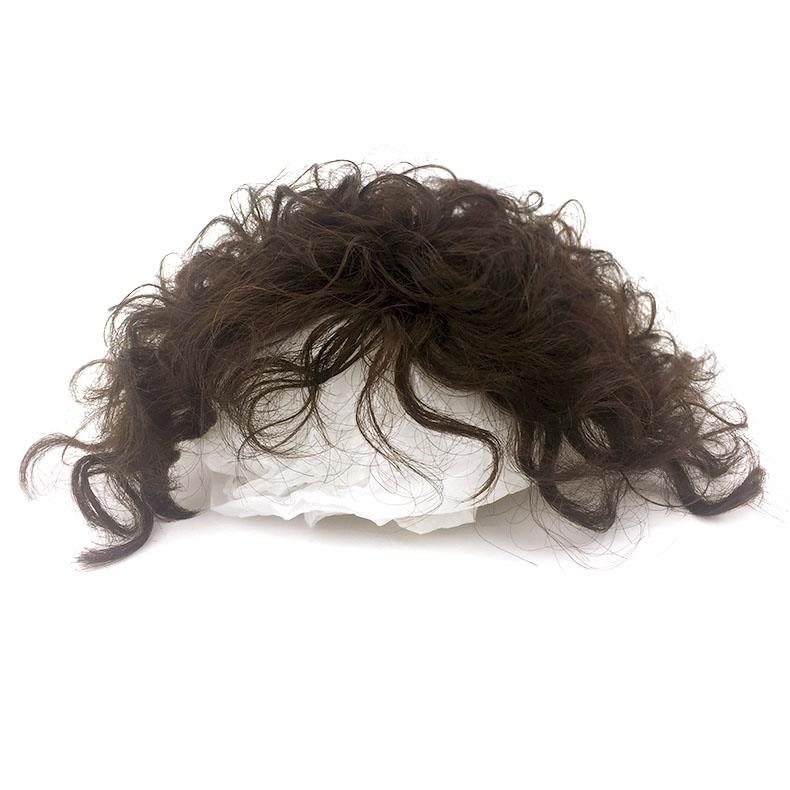 正品豪奕假发老年男女用发蓬松中补发块透气真人发丝通补发盖发增