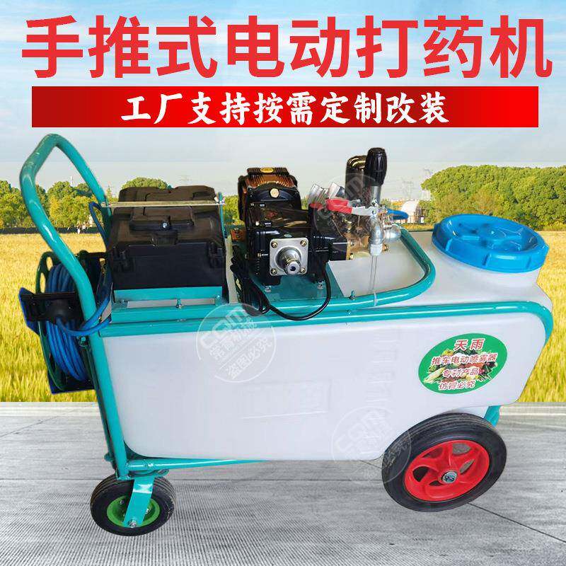 苗圃果园大棚手推电动打药机多功能蔬菜打农药高压打药机厂家现货