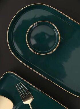 Luxury Fashion Ceramics Cookware Bowl Plate Dinner Set