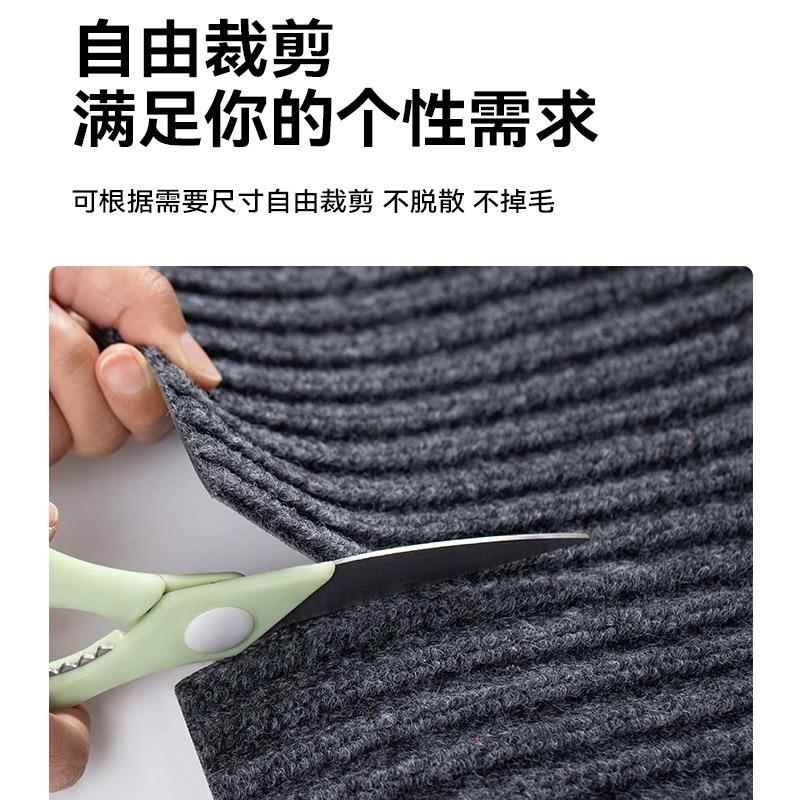 商用双条纹地毯店公司场进门防滑地垫厅酒吸水防门油耐磨双条纹脚