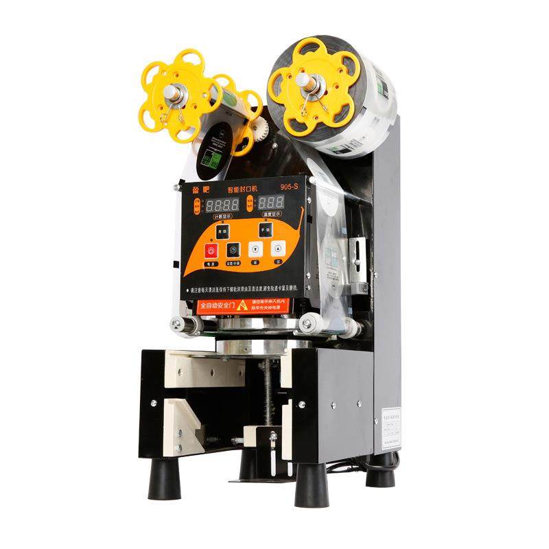 全自动封口机豆浆封口机纸杯饮料封口机饮料奶茶封口机