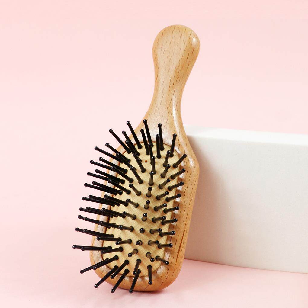 mini小梳子随身便携迷你气垫梳木质按摩梳女家用防静电儿童气囊梳