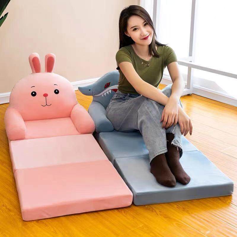 儿童折叠沙发床男孩女孩午休小沙发幼儿园宝宝座椅可拆洗